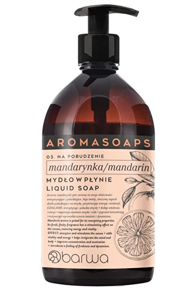 Barwa Cosmetics Liquid soap with tangerines, Barwa Cosmetics, 500 ml