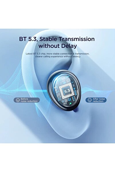 Joyroom Casti Bluetooth 5.3, True Wireless, IPX4 - (JR-DB1) - Mov