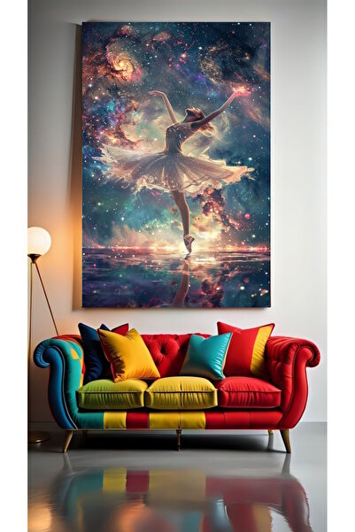 özkacar GALAXY AND BALERINA Home Wall Salon Salon de înfrumusețare Birou Maga...