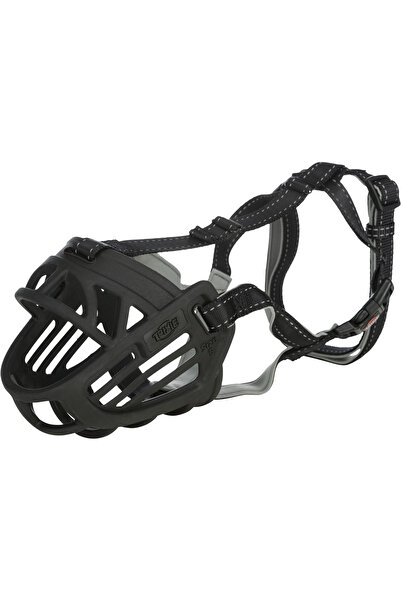 Trixie Botnita Flexibila, Cauciuc, M (Bot 25 cm/ Cap 19 cm) Negru 17612