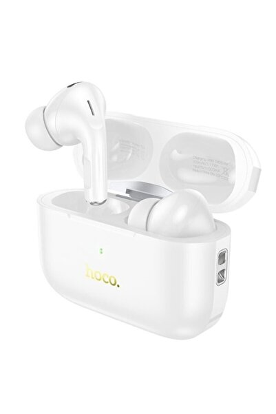 Hoco Căști Bluetooth 5.3 cu anulare activă a zgomotului - (EW56 Plus) - Albe