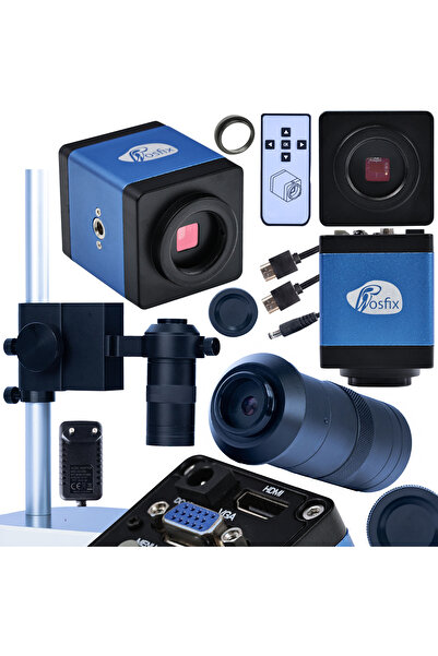 Rosfix Zenthril 3in1 Blue PRO Digital Microscope Set | 2MP HDMI Camera + 100x Lens