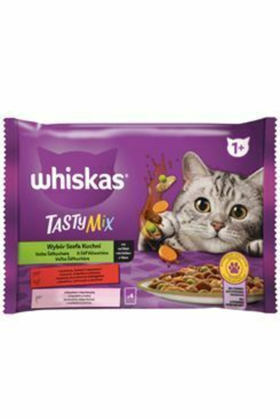 Whiskas Hrana Umeda Pentru Pisici, Tasty Mix Chef's Choice, 4x85g