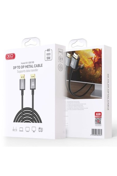 Xo Audio and Video Cable (GB018B), HDMI to HDMI, HD 4k, 5m, Tarnish