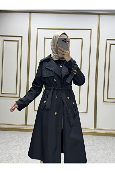 NİLNUR MODA ΚΑΜΠΑΝΙΑΤΙΚΟ ΠΑΛΤΟ ΜΕ ΖΩΝΗ