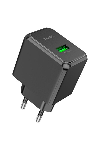 Hoco Încărcător CS12A 18W USB-A QC3.0 - Negru