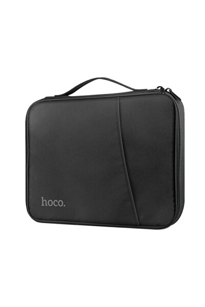 Hoco GT2 Laptop Bag, 10.9", 3 Compartments, Zipper, Textile, Black