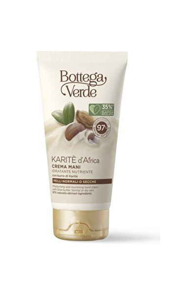 Bottega Verde Cremă de mâini intens hidratantă cu unt de shea - Karite, 75 ml