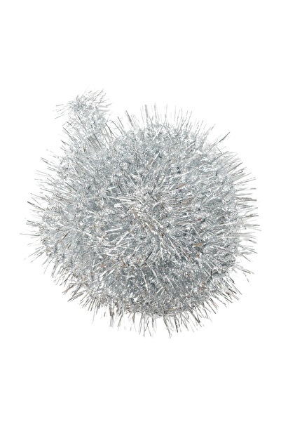 Toolsy Beteală de Crăciun, Flippy, argintie, dimensiune: 2 m x 8 cm material: folie PVC, interior/exterior