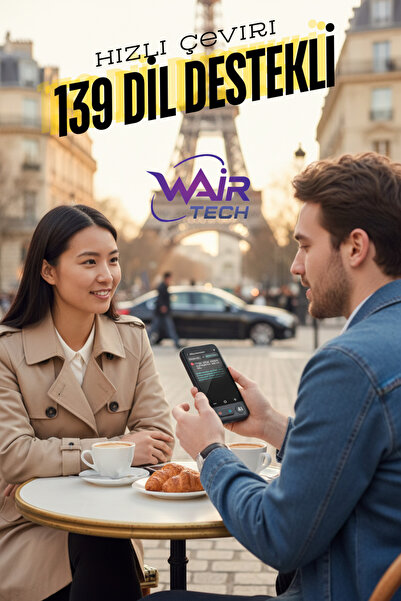 Genel Markalar Ai Destekli 139 Dil Çeviri Cihazı – 0.5 Saniyede Anında Çeviri, Fotoğraf & Sesli Çeviri, ChatGPT