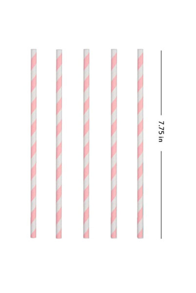 Flippy Set 25 paie din hartie 20 x 0.6 cm, roz