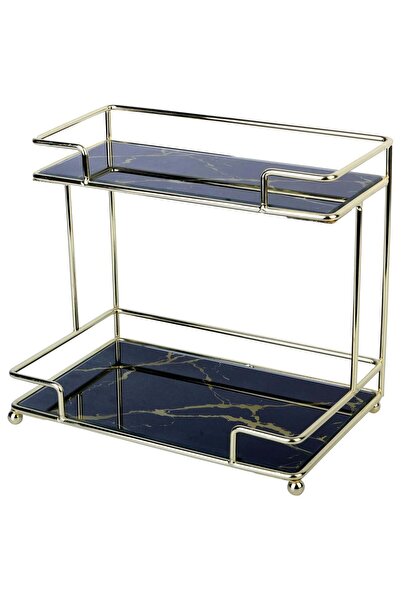 Hope رف عرض العطور - صينية حمام من طبقتين لمستحضرات التجميل، وأدوات التجميل، ...