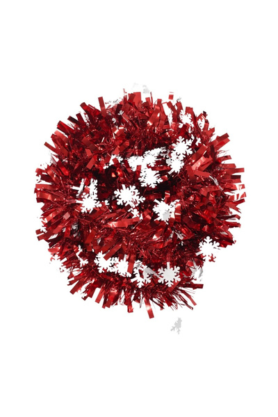 Toolsy Beteală de Crăciun, Flippy, roșie, dimensiuni: 2 m x 9 cm x 9 cm material: folie PVC, interior/exterior