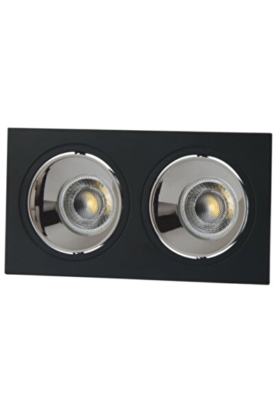 OMRSTORE CATA CT 5054 Jaguar Siyah Platin İkili Spot Kasası