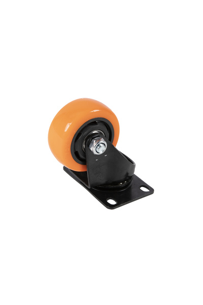 micul fermier ORANGE swivel wheel 3""
