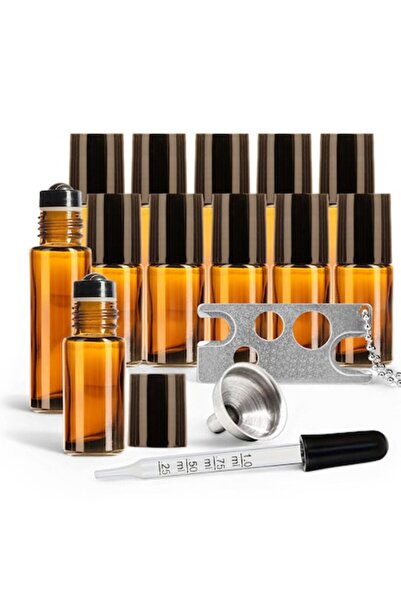 zioda smart essentials Set 12 recipiente din sticlă 5ml, 10ml roll-on de la