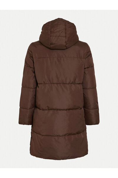 VILA Γυναικείο Χειμερινό Μπουφάν 14094320 Καφέ