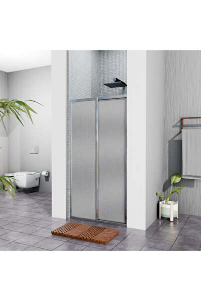 TEKNO DUŞ DUŞAKABİN TEKNE VE KÜVET SİSTEMLERİ Gümüş Plastik Mika Duşakabin H:180 130cm