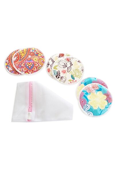 zioda smart essentials Set 6 discuri absorbante reutilizabile și lavabile pentru alăptare, Zioda Smart Essentials, mărime universală, multicolore