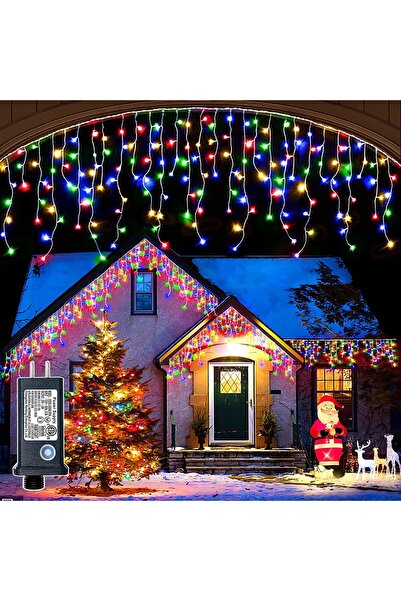 BellFyd 12 M Turturi - Franjuri Multicolor , Pentru Exterior si Interior, Interconectabili, Decorarea