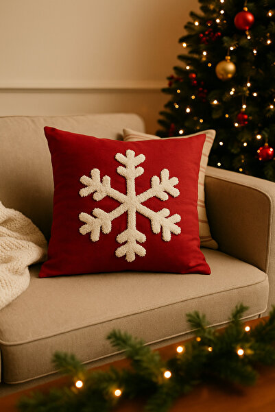 Maharat Новорічна подушка з різдвяним візерунком Подушка Подушка з чохлом