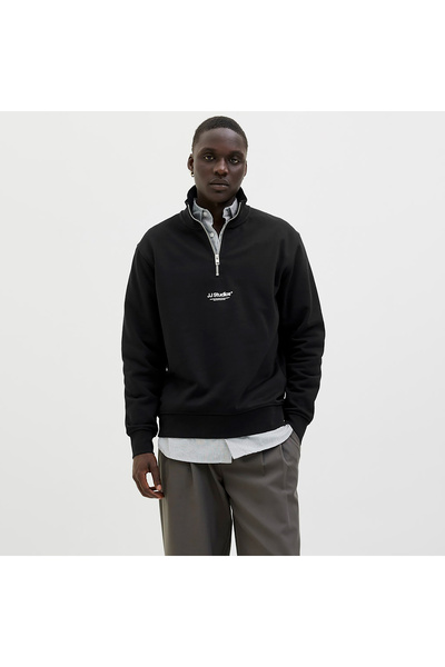 Jack & Jones Мъжка черна суитшърт Soho (12278793-B)