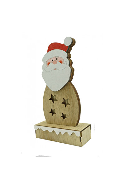 Toolsy Decorațiune luminoasă, Flippy, Moș Crăciun, maro, lungime: 10 cm, lăți...