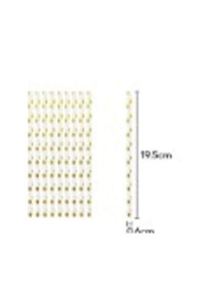 Flippy Set 10 paie carton, alb/auriu