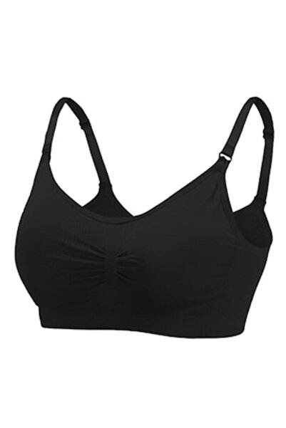 zioda smart essentials Sutien pentru alaptare, zioda smart essentials®, tip bustiera pompa de san, Negru, Marimea M