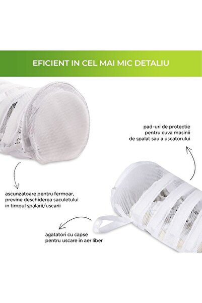 zioda smart essentials Sac pentru spalare si uscare incaltaminte, zioda smart essentials, cu pad-uri din spuma pentru prote