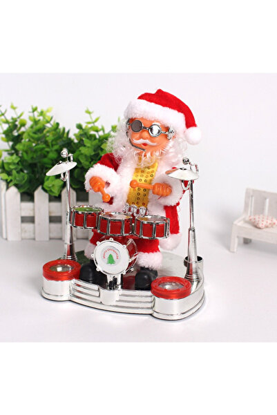 Toolsy Musical Santa Claus, Flippy, Singer and Dancer, with Drums, 25 cm