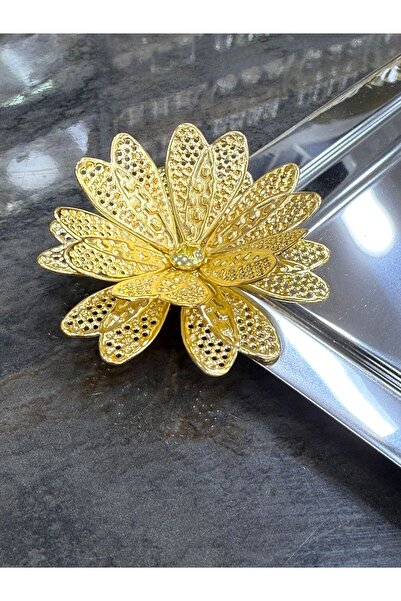 İnterlife 3-Piece Stainless Steel Presentation Tray with Flower Accessories Trend Steel Square Tray for Presentations 21 cm