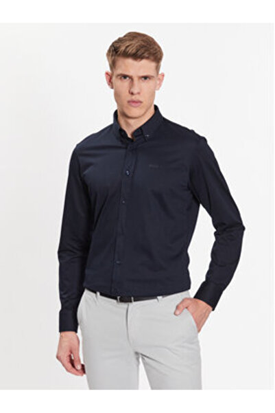 BOSS Cămașă bărbătească 50469378 Albastră