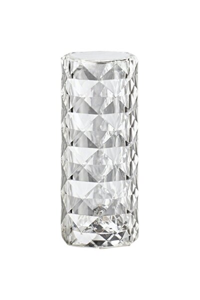 Flippy Lampă de masă cu cristal RGB cu 16 culori, cu telecomandă și încărcare, lumină de atmosferă