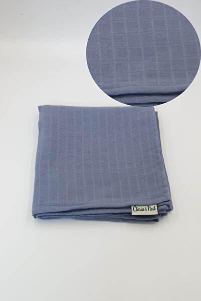 Claria&Nest 100% قطن |   غطاء وبطانية قماش الموسلين للأطفال |   90×90 سم