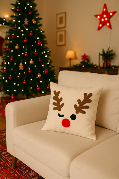 Maharat Κάλυμμα μαξιλαριού με μοτίβο Χριστουγέννων για την Πρωτοχρονιά