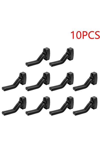 Choice1 10 Pcs Guitar Wall Mount Hanger Black Guitar Hanger Wall Hook for All...