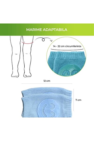 zioda smart essentials Set of 2 pairs of non-slip knee pads for babies and toddlers, zioda smart essentials®, ideal for cr