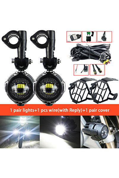 Choice1 مجموعة واحدة مع مصابيح LED إضافية للقيادة والضباب مع ريلاي لـ R1200GS...