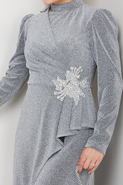 Esma Silk hijab evening dress