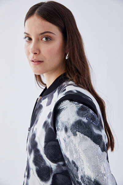 IDYL Bomber Jacket Sequin Tracksuit Set