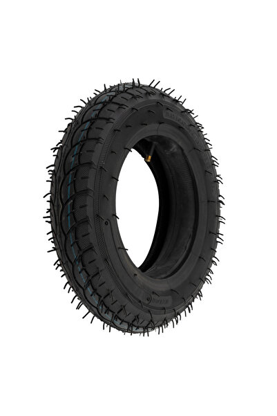 brg 400-8 Anvelopa (cu tepi) si camera din cauciuc pentru roaba