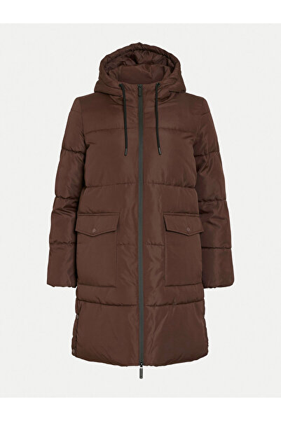 VILA Γυναικείο Χειμερινό Μπουφάν 14094320 Καφέ