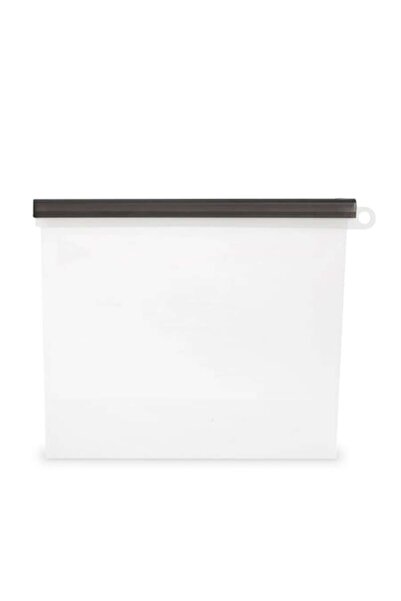 zioda smart essentials Silicone Food Bag, - Reusable, Airtight, Graded, 1000ml, 17x20cm, White