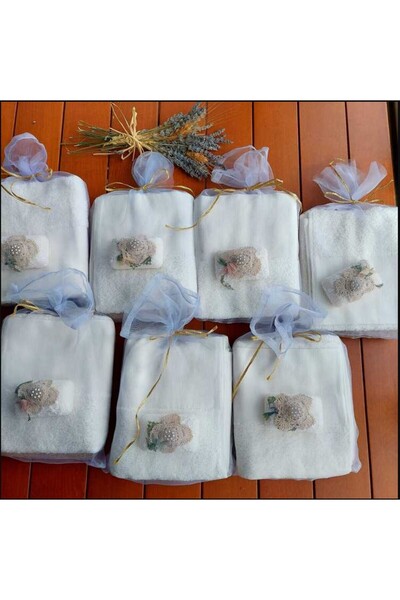 esdekor 30x50cm 2 towels + soap small