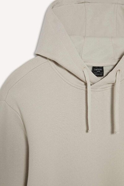 DeFacto Erkek Sweat X8283AZ/BG766 STONE