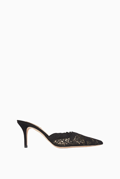ARTEANA Positano 75 Lace and Suede Mule, Stiletto Heel