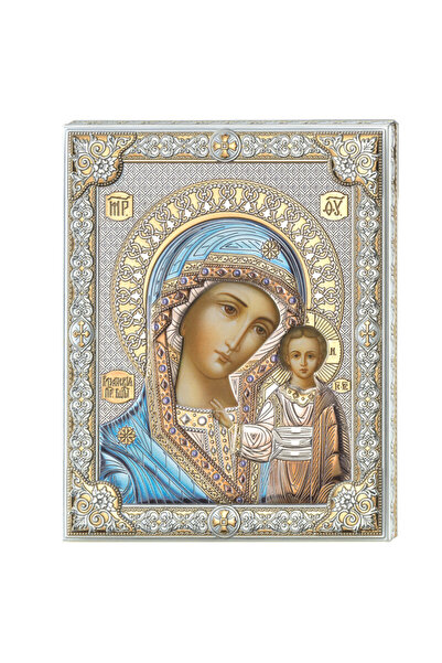 IcoaneDeArgint Icoana Maicii Domnului Kazan Argint