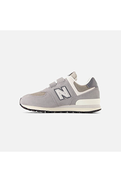 New Balance 574 Lifestyle Unisex Çocuk Gri Spor Ayakkabı - PV574SNV