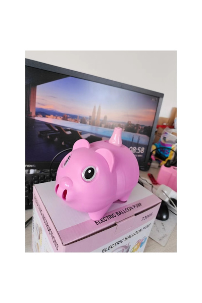 Flippy 15.5*11*12.5 cm - Piggy Electric Balloon Pump - 380 w